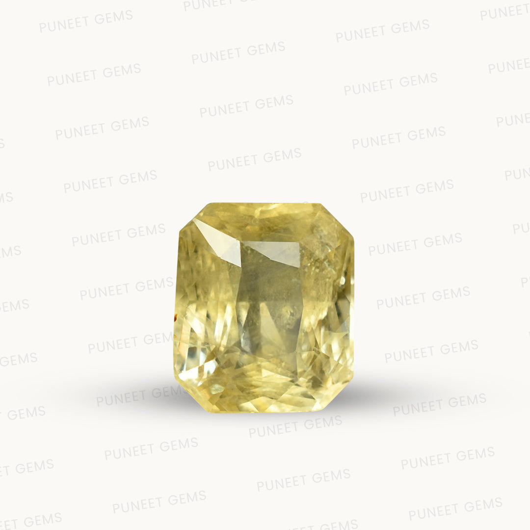 Natural Yellow Sapphire (Pukhraj) – Prosperity, Wisdom & Jupiter’s Blessing 10.15 CT