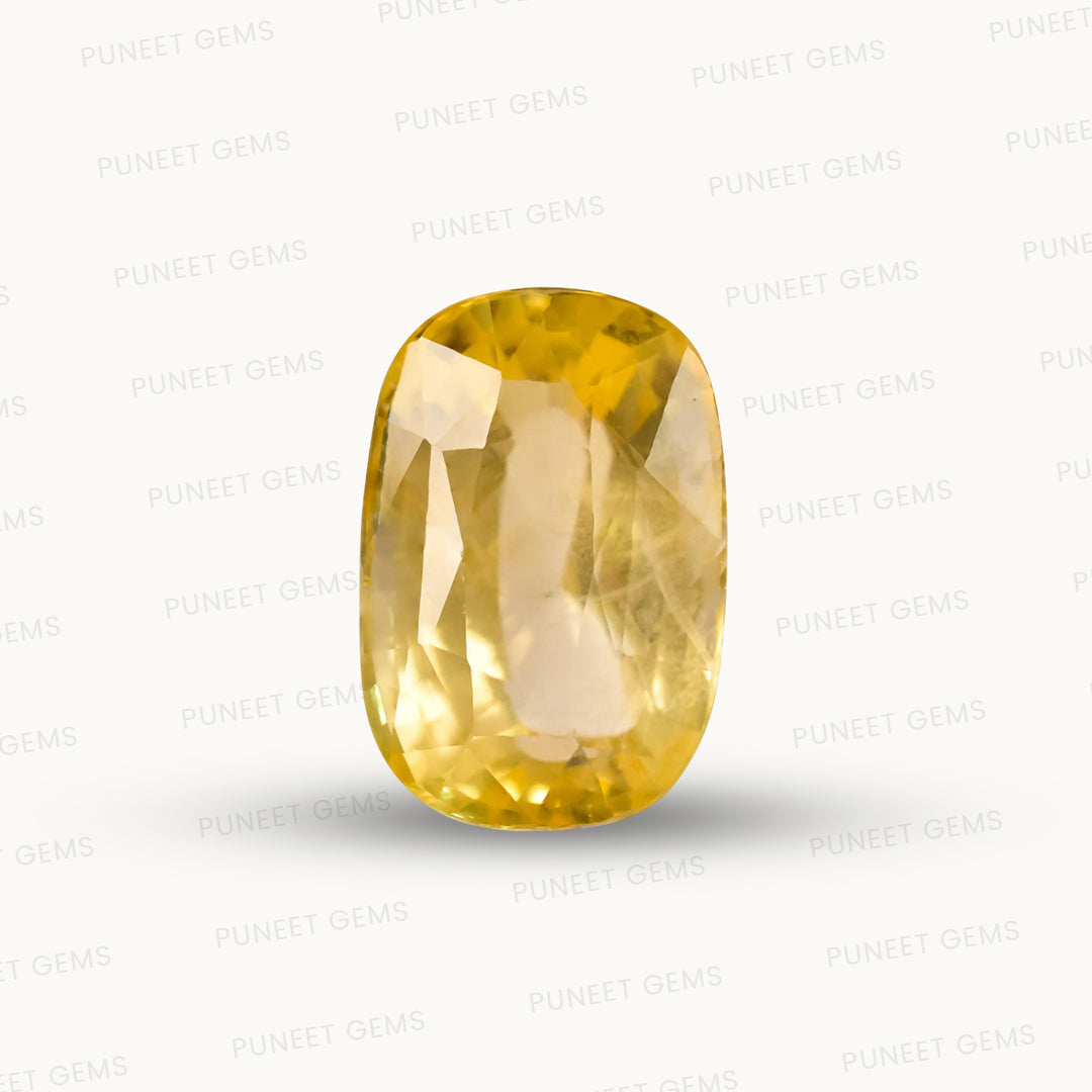 Natural Yellow Sapphire (Pukhraj) – Prosperity, Wisdom & Jupiter’s Blessing 10.42 CT