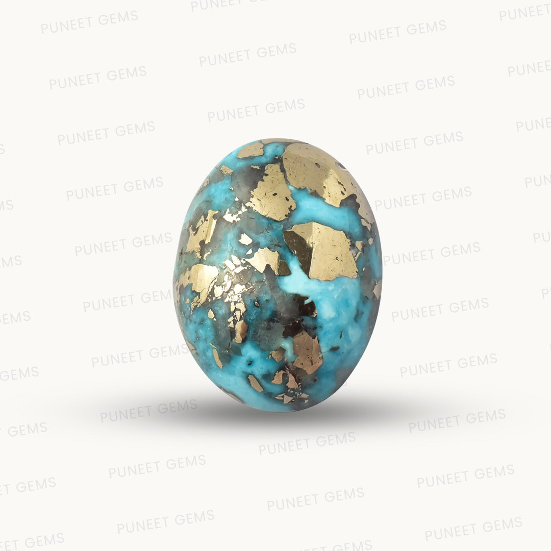 Firoza (Turquoise) Gemstone – The Stone of Protection & Positivity 10.68 CT