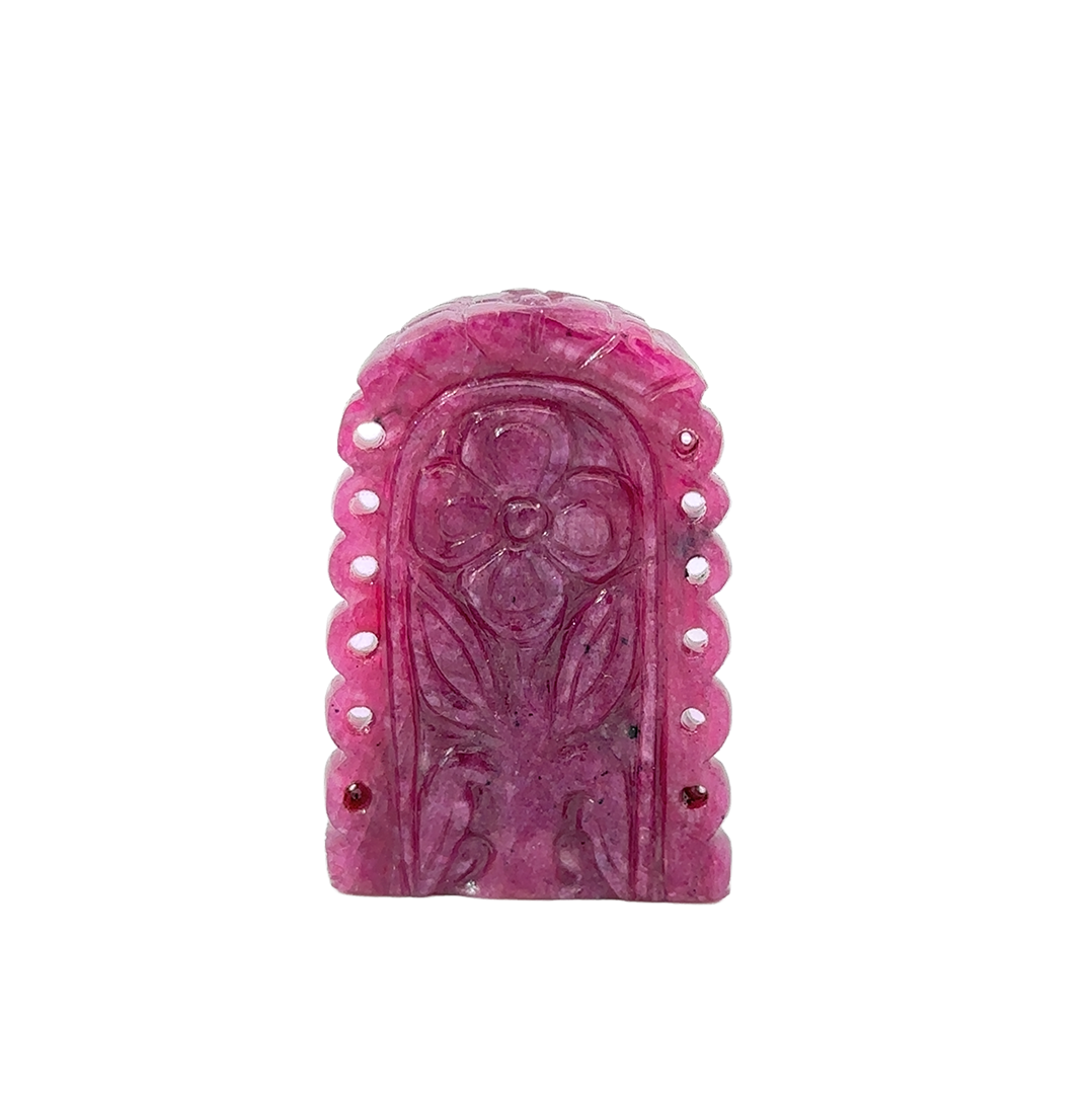 Natural Ruby Buddha God Figure – Symbol of Peace, Wisdom & Positive Energy 70.71 CT