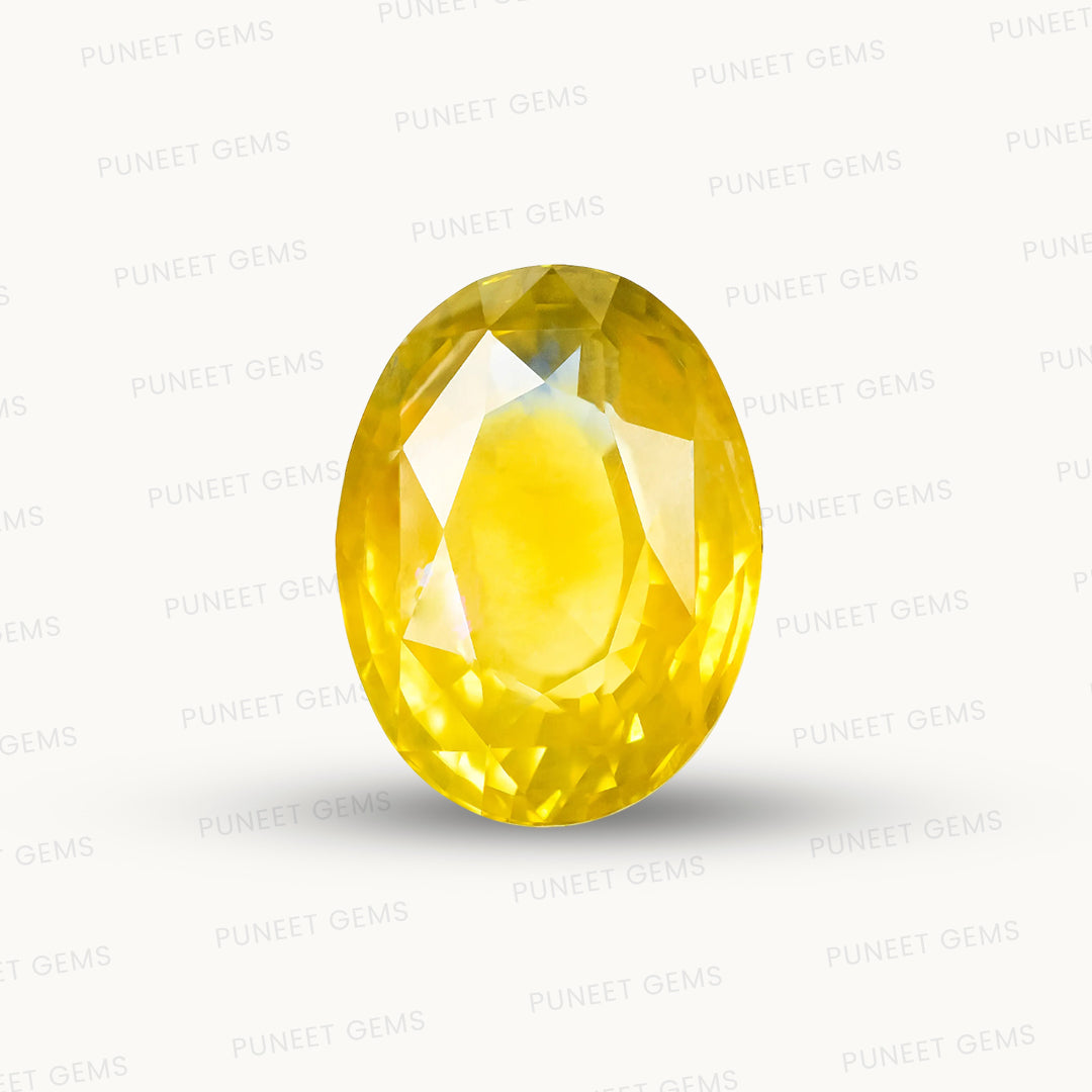 Pitambari Gems – Dual Power of Jupiter & Saturn in One Divine Stone 11.09 CT