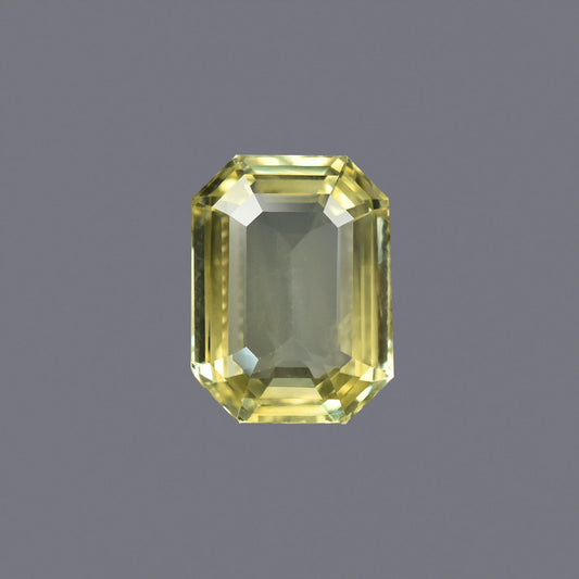 Natural Yellow Sapphire (Pukhraj) – Prosperity, Wisdom & Jupiter’s Blessing 12.20 CT