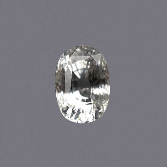 Natural White Sapphire Gemstone Online – Certified, Untreated & Ethically Sourced 12.36 CT
