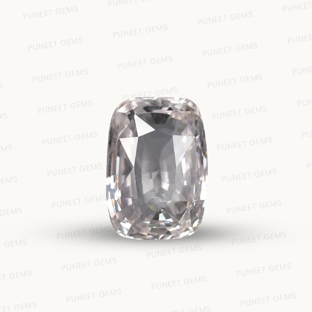 Natural White Sapphire Gemstone Online – Certified, Untreated & Ethically Sourced 12.50 CT