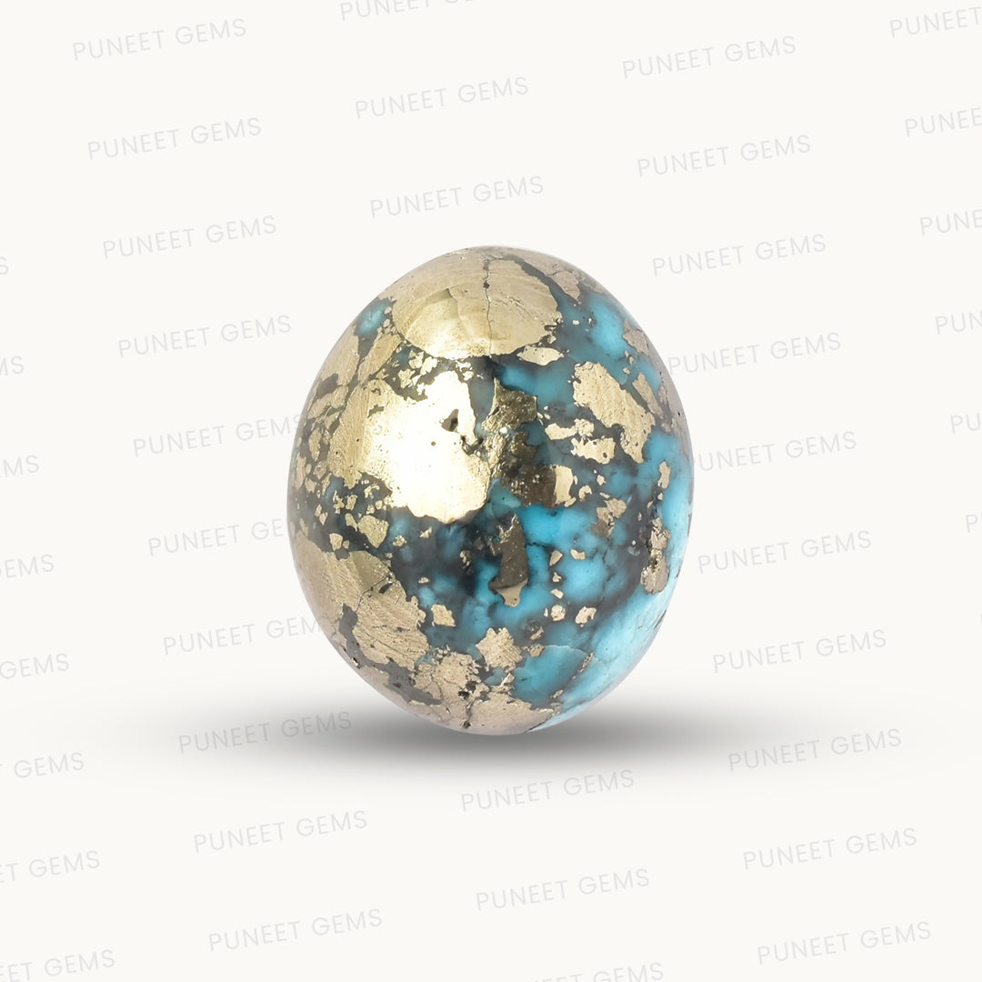 Firoza (Turquoise) Gemstone – The Stone of Protection & Positivity 12.52 CT