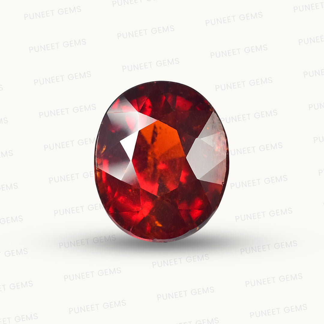 Siloni Gomed Gemstone – Natural Hessonite for Rahu Protection & Success 13.20 CT