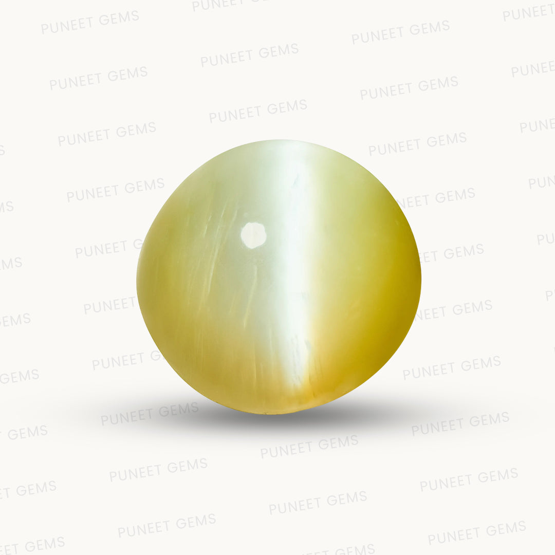 Natural Cat’s Eye Gemstone (Lehsunia) – Protection, Intuition & Ketu’s Power 15.48 CT