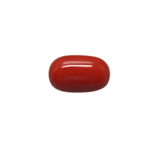 Natural Red Coral (Moonga) – Italy Origin – Certified & Untreated Gemstone for Mars Energy 3.99 CT