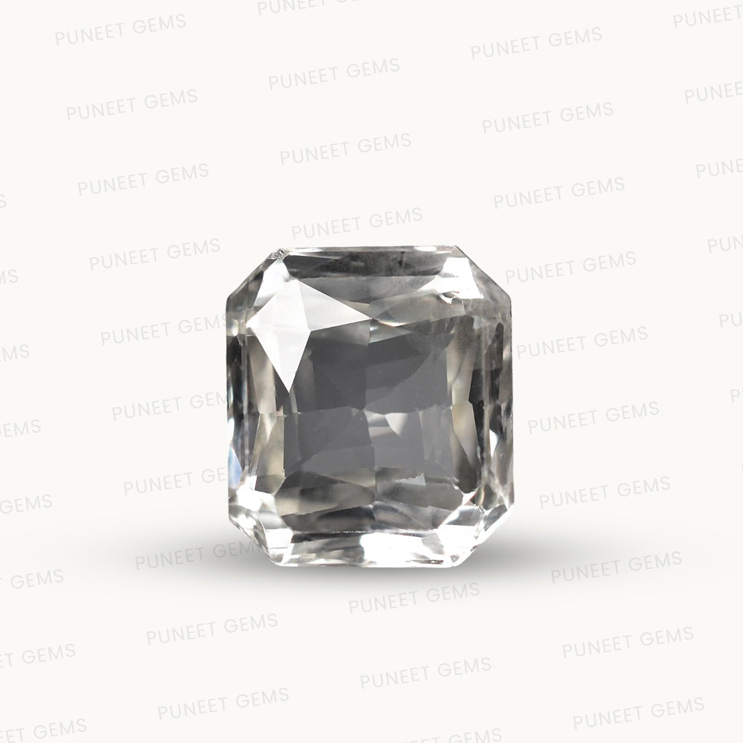 Natural White Sapphire Gemstone Online – Certified, Untreated & Ethically Sourced 2.05 CT