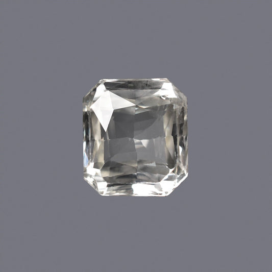 Natural White Sapphire Gemstone Online – Certified, Untreated & Ethically Sourced 2.05 CT