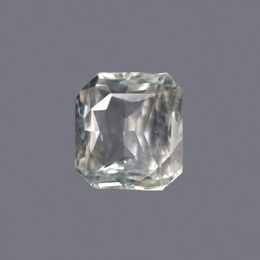 Natural White Sapphire Gemstone Online – Certified, Untreated & Ethically Sourced 2.17 CT