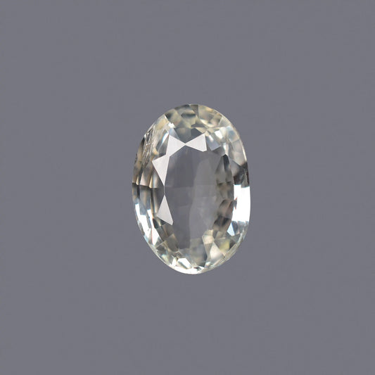 Natural White Sapphire Gemstone Online – Certified, Untreated & Ethically Sourced 2.17 CT