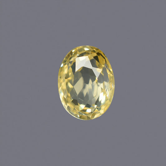 Natural Yellow Sapphire (Pukhraj) – Prosperity, Wisdom & Jupiter’s Blessing 2.35 CT