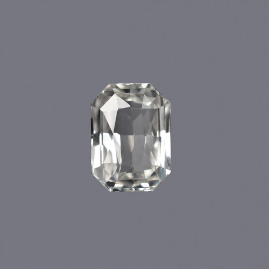 Natural White Sapphire Gemstone Online – Certified, Untreated & Ethically Sourced 2.53 CT