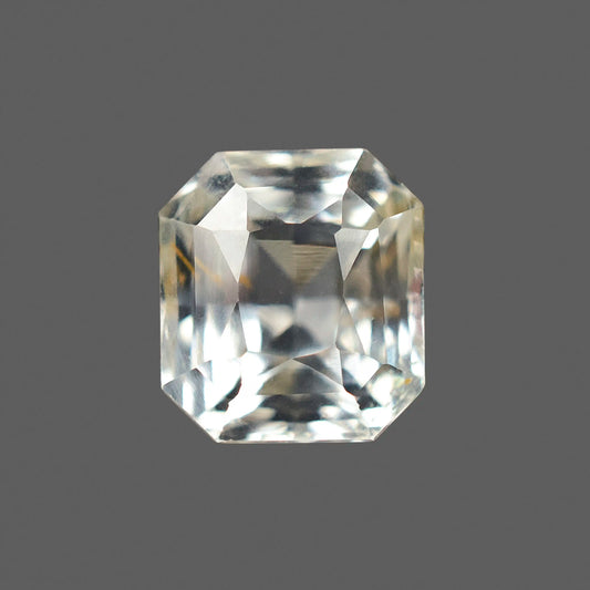 Natural White Sapphire Gemstone Online – Certified, Untreated & Ethically Sourced 2.55 CT