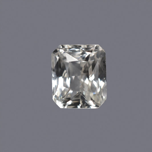 Natural White Sapphire Gemstone Online – Certified, Untreated & Ethically Sourced 2.65 CT