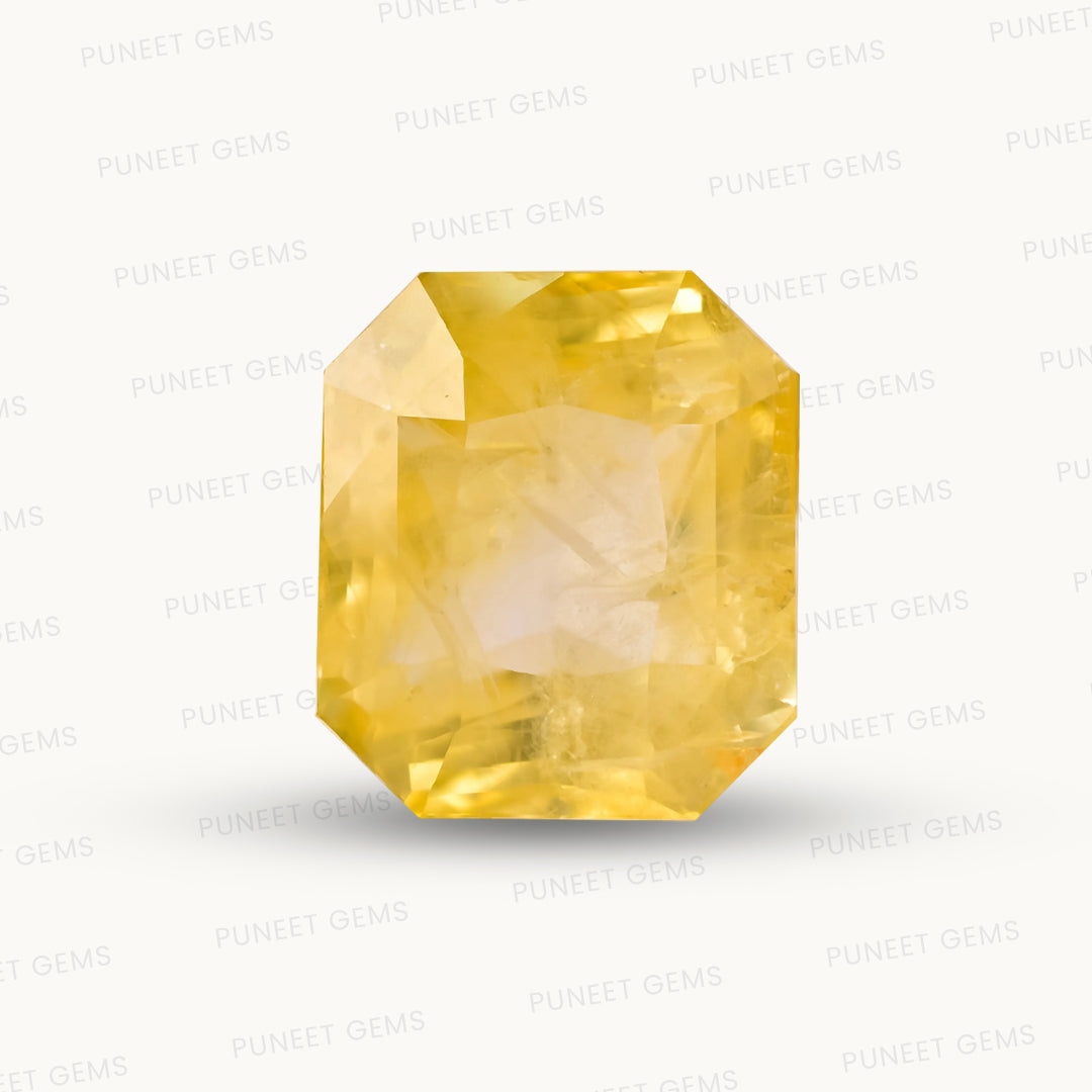 Natural Yellow Sapphire (Pukhraj) – Prosperity, Wisdom & Jupiter’s Blessing 21.03 CT