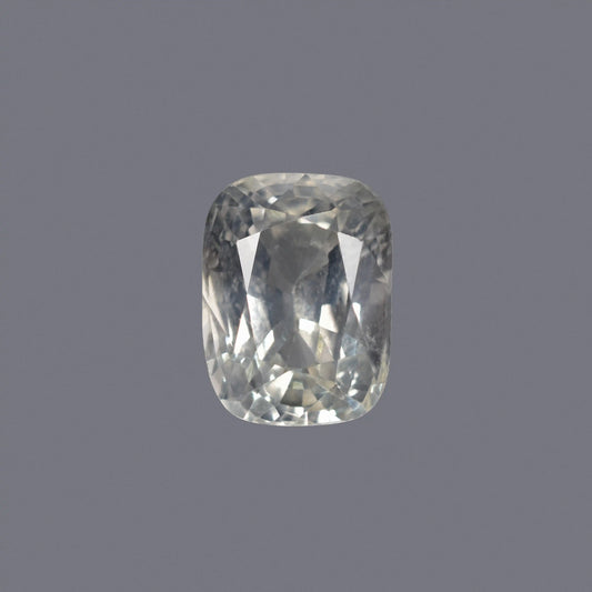 Natural(H) White Sapphire Gemstone Online – Certified & Ethically Sourced 3.07 CT