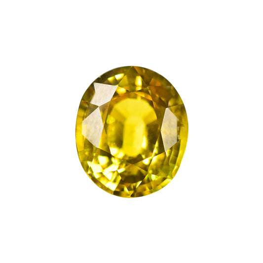 Natural Yellow Sapphire (Thailand) – Prosperity, Wisdom & Jupiter’s Blessing 3.40 CT
