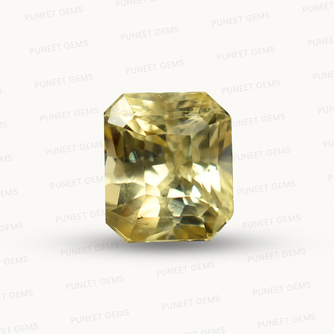 Natural Yellow Sapphire (Pukhraj) – Prosperity, Wisdom & Jupiter’s Blessing 3.47 CT