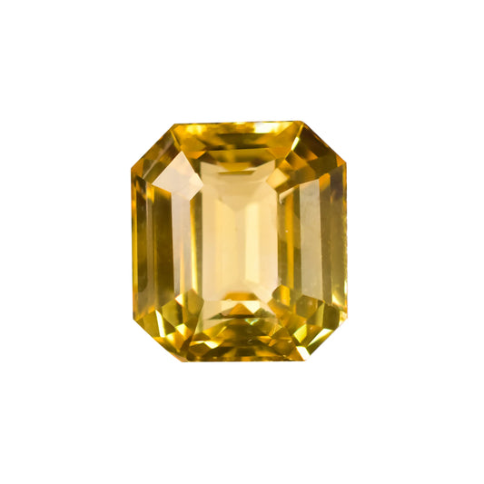 Natural Yellow Sapphire (Pukhraj) – Prosperity, Wisdom & Jupiter’s Blessing 4.10 CT
