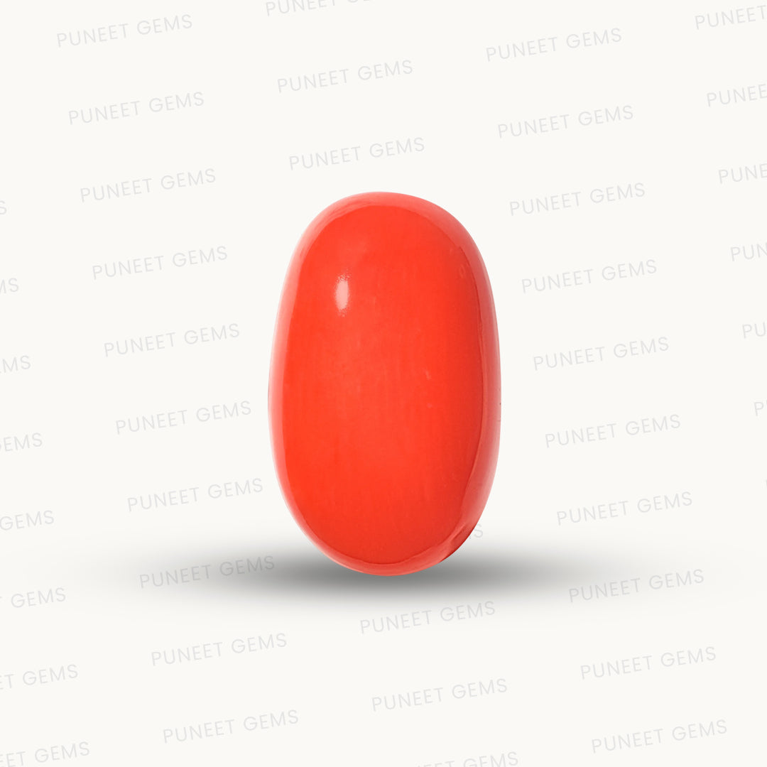 Natural Coral Gemstone – The Gem of Strength, Vitality & Protection 4.13 CT