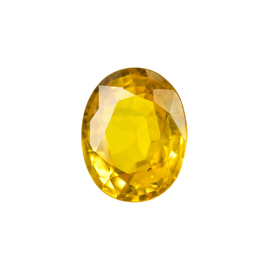 Natural Yellow Sapphire (Thailand) – Prosperity, Wisdom & Jupiter’s Blessing 4.26 CT