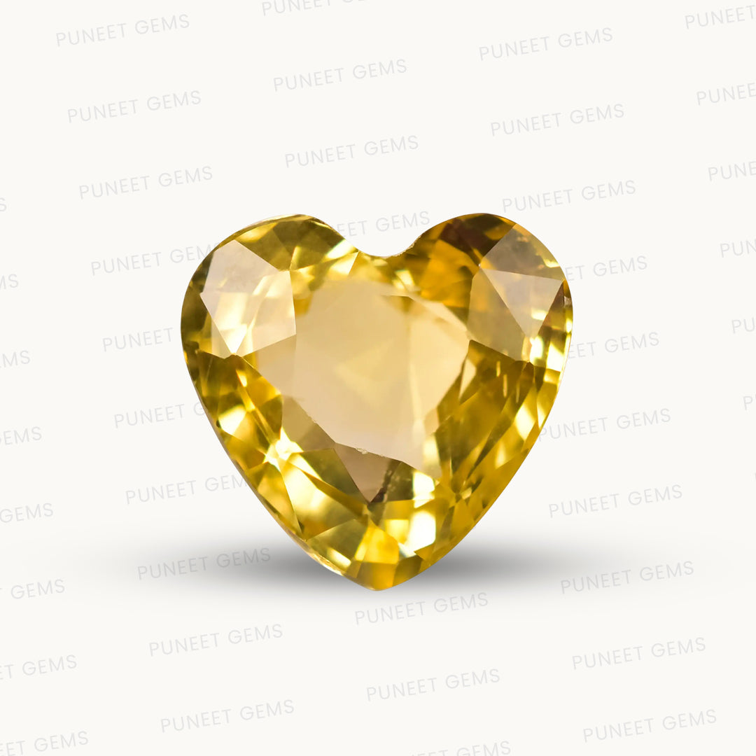 Natural Yellow Sapphire (Pukhraj) – Prosperity, Wisdom & Jupiter’s Blessing 4.49 CT