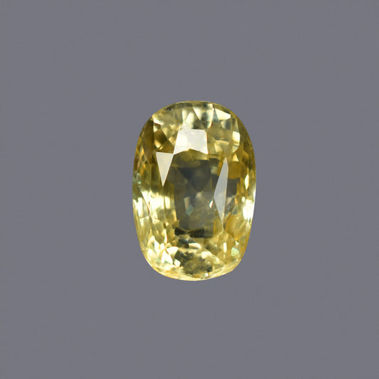 Natural Yellow Sapphire (Pukhraj) – Prosperity, Wisdom & Jupiter’s Blessing 4.54 CT
