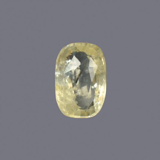 Natural Yellow Sapphire (Pukhraj) – Prosperity, Wisdom & Jupiter’s Blessing 5.03 CT