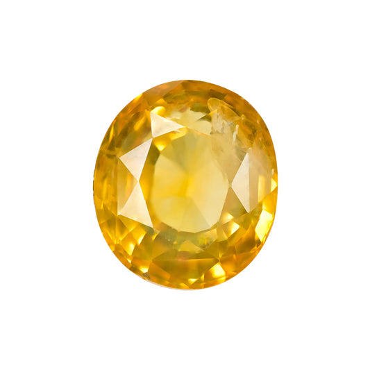 Natural Yellow Sapphire (Thailand) – Prosperity, Wisdom & Jupiter’s Blessing 5.13 CT