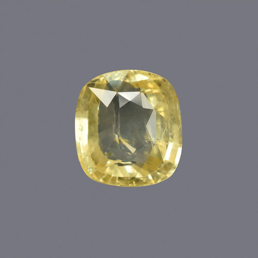 Natural Yellow Sapphire (Pukhraj) – Prosperity, Wisdom & Jupiter’s Blessing 5.14 CT