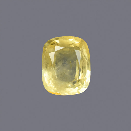 Natural Yellow Sapphire (Pukhraj) – Prosperity, Wisdom & Jupiter’s Blessing 5.17 CT