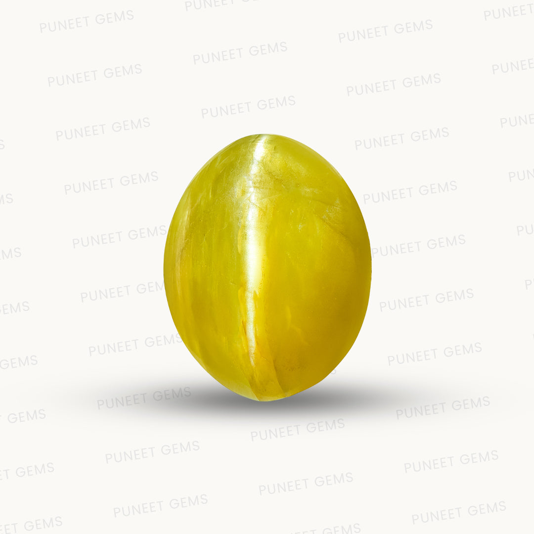 Natural Cat’s Eye Gemstone (Lehsunia) – Protection, Intuition & Ketu’s Power 5.49 CT