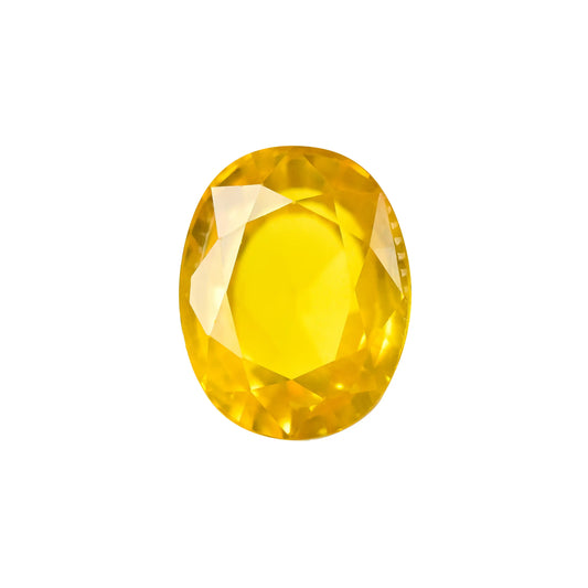Natural Yellow Sapphire (Thailand) – Prosperity, Wisdom & Jupiter’s Blessing 5.58 CT