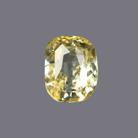 Natural Yellow Sapphire (Pukhraj) – Prosperity, Wisdom & Jupiter’s Blessing 5.59 CT