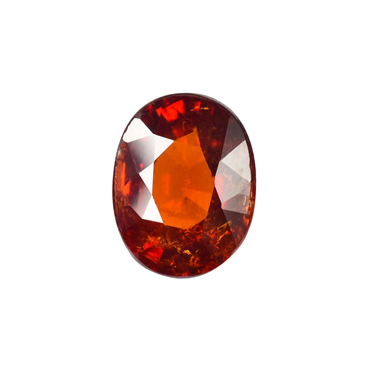 Siloni Gomed Gemstone – Natural Hessonite for Rahu Protection & Success 5.73 CT