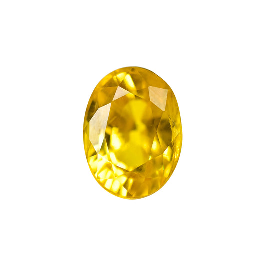 Natural Yellow Sapphire (Thailand) – Prosperity, Wisdom & Jupiter’s Blessing 5.78 CT