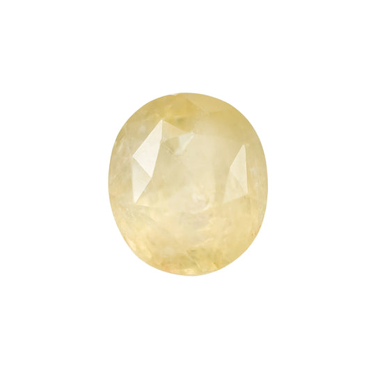 Natural Yellow Sapphire (Pukhraj) – Prosperity, Wisdom & Jupiter’s Blessing 5.83 CT