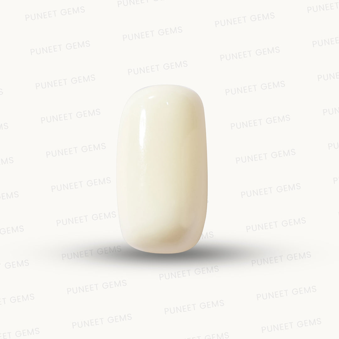 Natural White Coral Gemstone – The Gem of Strength, Vitality & Protection 5.86 CT