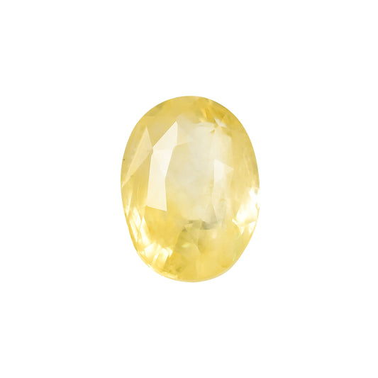Natural Yellow Sapphire (Pukhraj) – Prosperity, Wisdom & Jupiter’s Blessing 5.89 CT