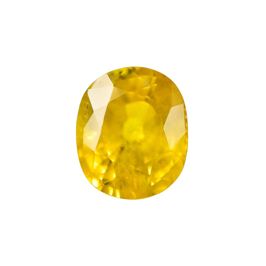 Natural Yellow Sapphire (Thailand) – Prosperity, Wisdom & Jupiter’s Blessing 5.90 CT