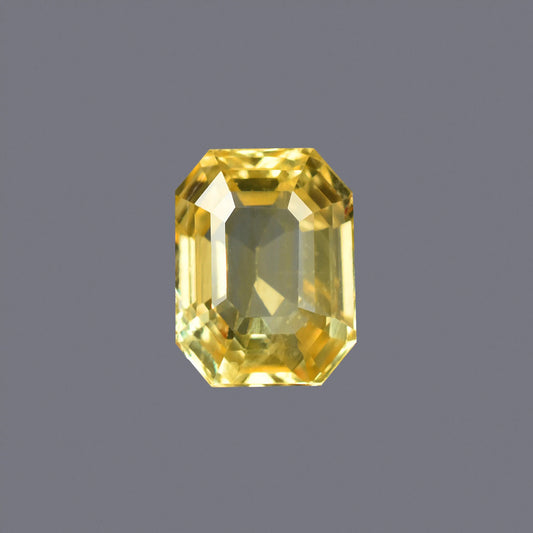 Natural Yellow Sapphire (Pukhraj) – Prosperity, Wisdom & Jupiter’s Blessing 5.98 CT