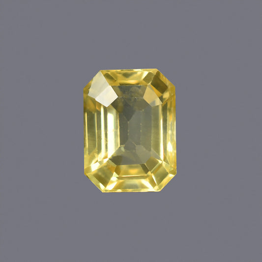 Natural Yellow Sapphire (Pukhraj) – Prosperity, Wisdom & Jupiter’s Blessing 6.03 CT