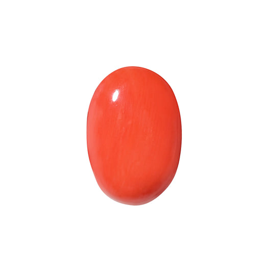 Natural Red Coral (Moonga) – Italy Origin – Certified & Untreated Gemstone for Mars Energy 6.24 CT