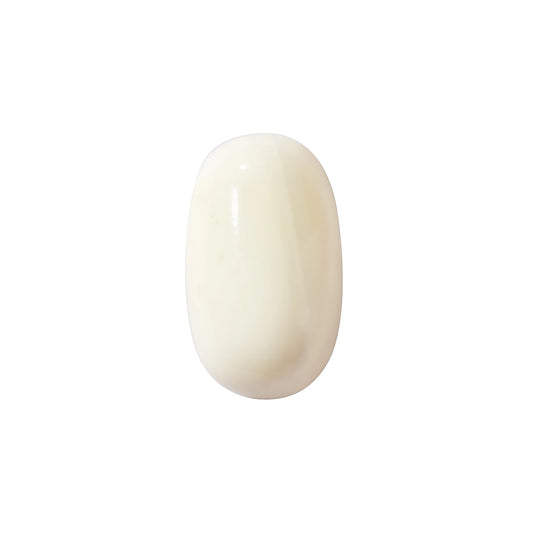 Natural White Coral Gemstone – The Gem of Strength, Vitality & Protection 6.31 CT