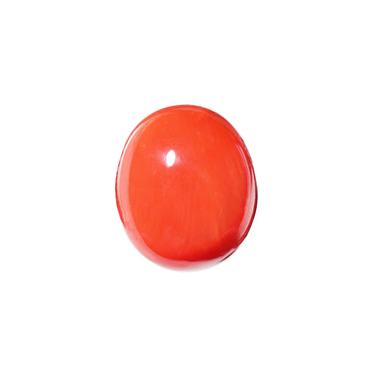 Natural Red Coral (Moonga) – Italy Origin – Certified & Untreated Gemstone for Mars Energy 6.36 CT