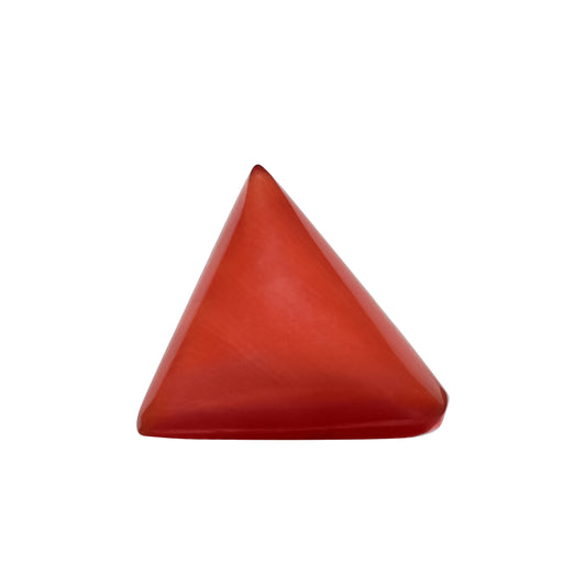 Natural Triangle Coral – The Gem of Strength, Vitality & Protection 6.44 CT