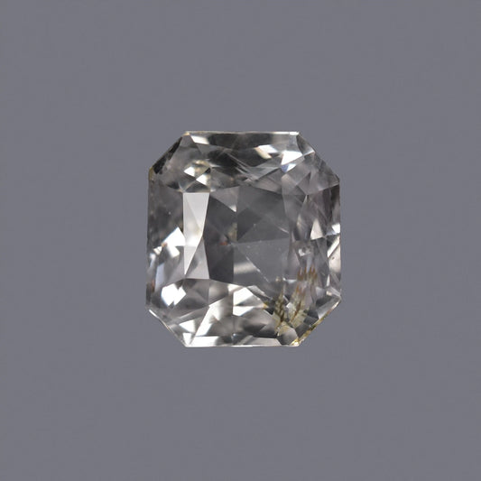 Natural White Sapphire Gemstone Online – Certified, Untreated & Ethically Sourced 6.49 CT