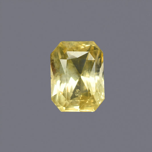 Natural Yellow Sapphire (Pukhraj) – Prosperity, Wisdom & Jupiter’s Blessing 6.54 CT